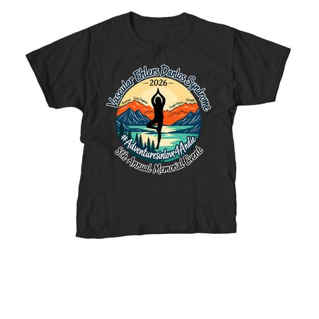 2026 Annual Adventuresinlove4Andie Event, a Black Youth Unisex Tee
