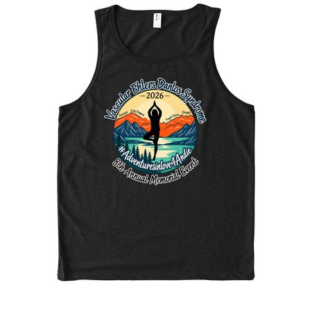 2026 Annual Adventuresinlove4Andie Event, a Deep Black Allmade Eco Triblend Tank