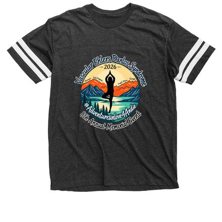 2026 Annual Adventuresinlove4Andie Event, a Vintage Smoke / White Football Jersey Tee