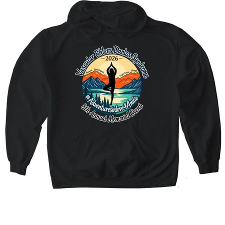 2026 Annual Adventuresinlove4Andie Event, a Black Gildan Softstyle Pullover Hoodie