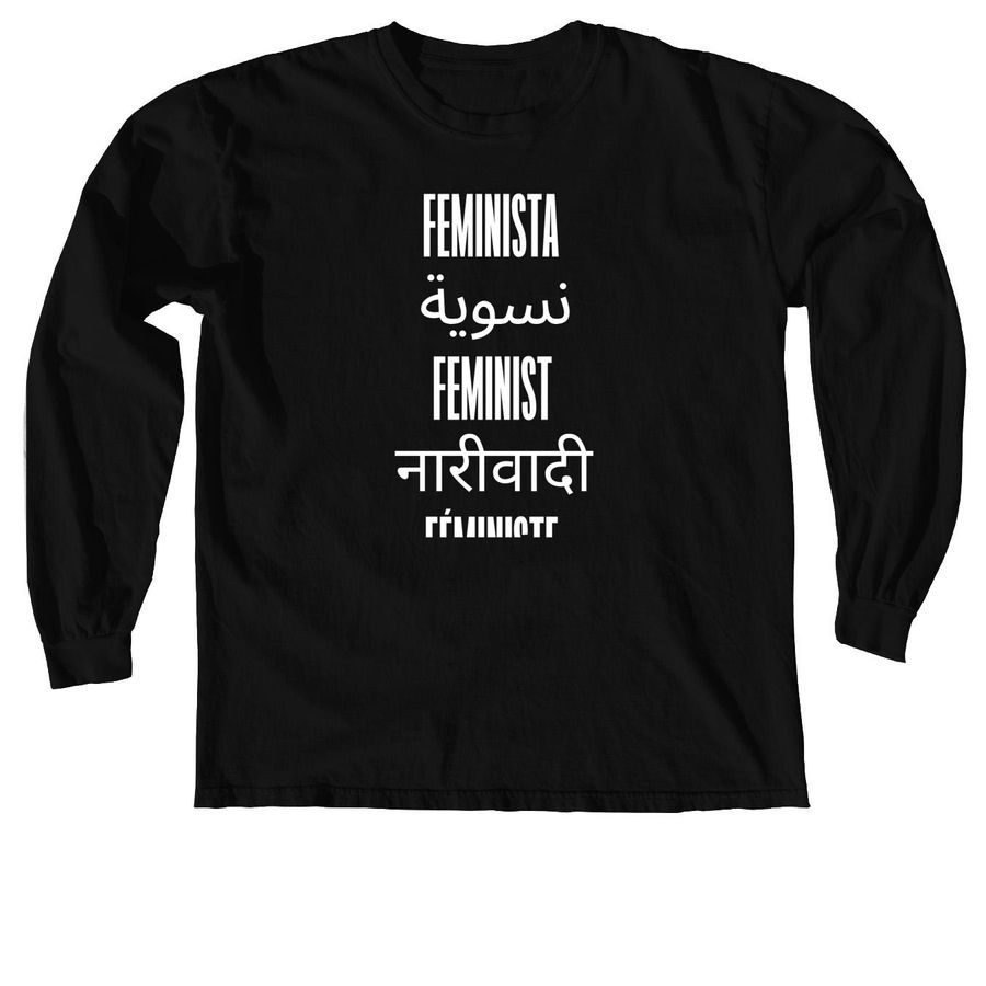 I'm a Feminist, a Black Comfort Colors Long Sleeve Tee