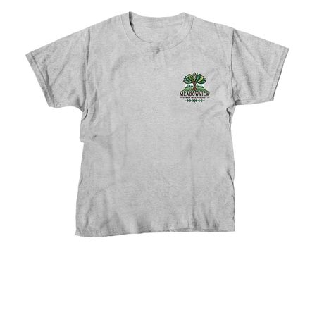 "Rooted In Community" Tees, a Sport Grey Youth Unisex Tee