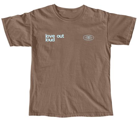 Mental Health Awareness Month - Sky, a Espresso Comfort Colors Unisex Tee