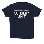 Original 5EW, a Navy Premium Cotton Tee (back-view)