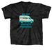 Proud of the pronouns&nbsp;, a Black Classic Tie Dye Tee