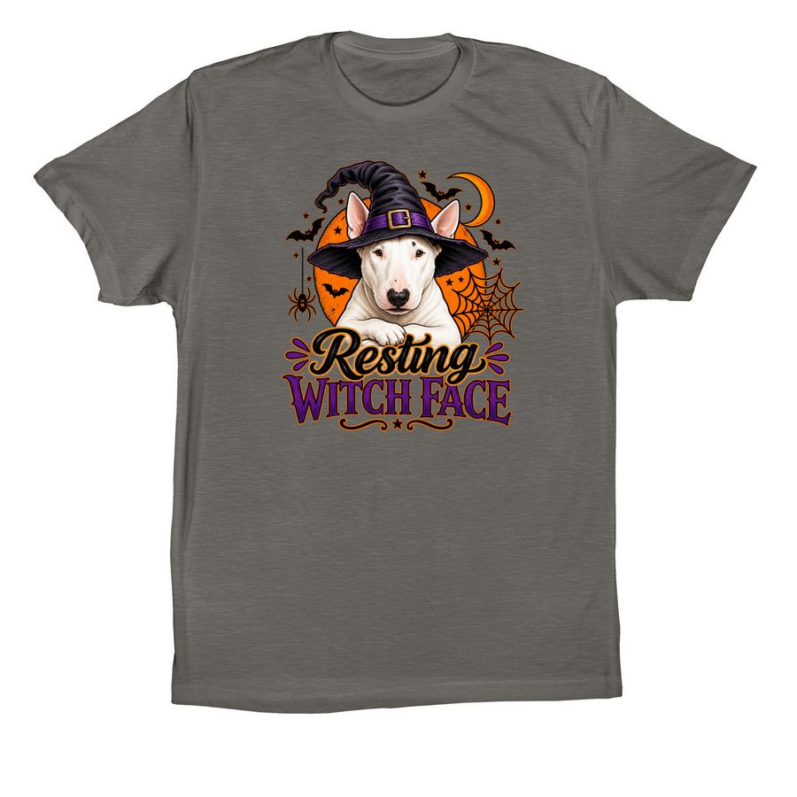 Resting Witch Face-Short Sleeve, a Storm Premium Cotton Tee