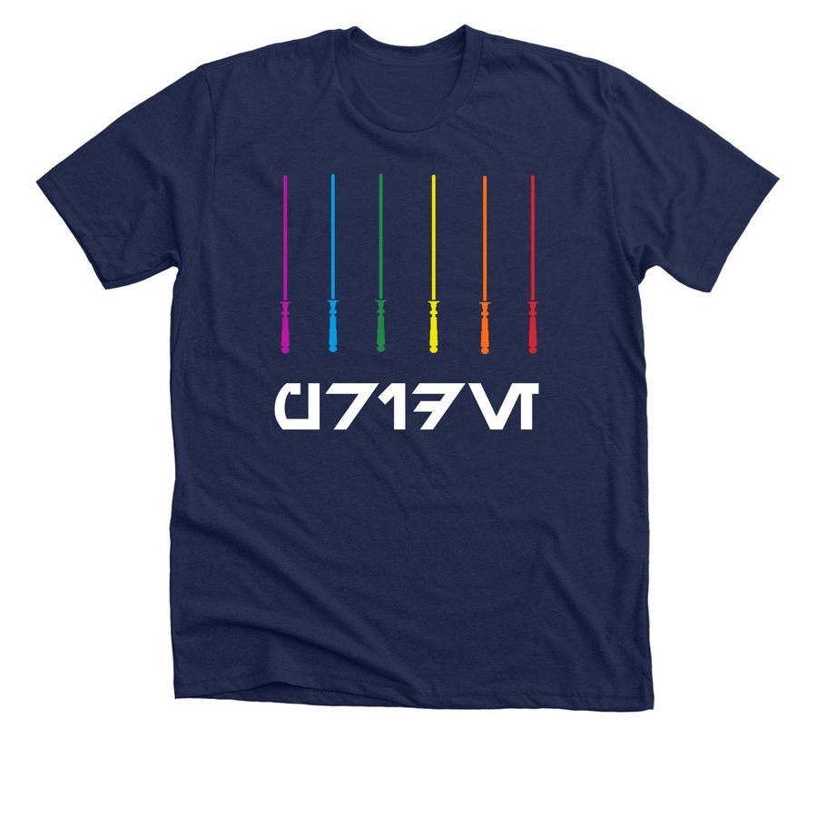 Pride Shirt&nbsp;, a Solid Navy Blend Premium Unisex Tee