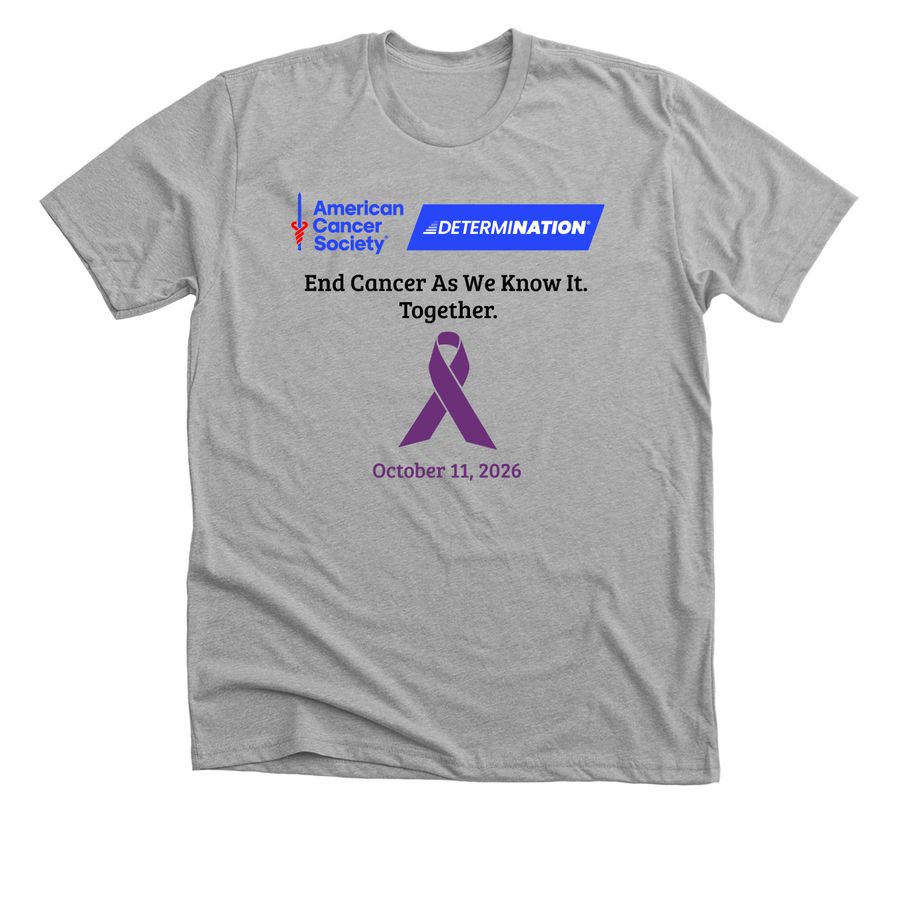 Wear the Fight 2026, a Athletic Heather Premium Unisex Tee