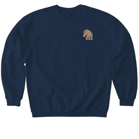 Sahara's Sanctuary Official Merch, a Navy Softstyle Crewneck Sweatshirt