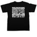 Anxiety Tuesday, a Black Comfort Colors Unisex Tee (back-view)
