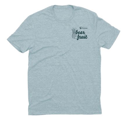 Bear Fruit Campaign Tee, a I Like You Blue Allmade Eco Triblend Unisex Tee