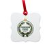 Home & Kitchen - PVE Pride Ornament, a White Aluminum Square Ornament