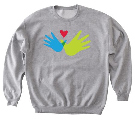 Valentina Williams Syndrome Awareness, a Sport Grey Softstyle Crewneck Sweatshirt