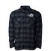 ATR Flannels, a Charcoal Heather/ Black Unisex Flannel Shirt