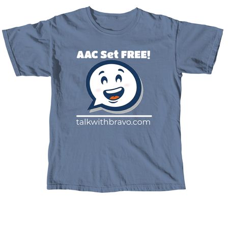 Bravo Smiley Shirts, a Blue Jean Comfort Colors Unisex Tee