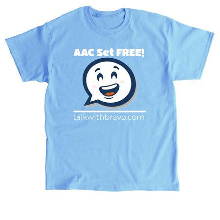 Bravo Smiley Shirts, a Carolina Blue Classic Unisex Tee