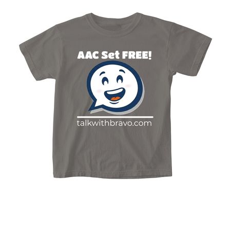 Bravo Smiley Shirts, a Grey Comfort Colors Youth Tee