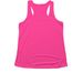 Performance Classic Logo - Black, a Neon Pink Women's Performance Tank (back-view)
