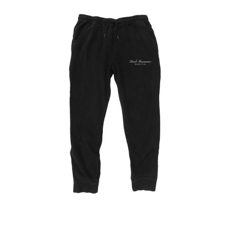 Dark Romance, a Black Midweight Fleece Joggers