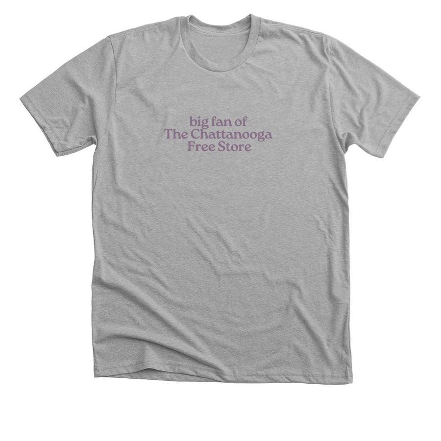 big fan, a Athletic Heather Premium Unisex Tee