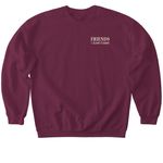 No Coast Like The Lost Coast, a Maroon Softstyle Crewneck Sweatshirt (back-view)