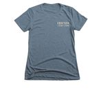 No Coast Like The Lost Coast, a Indigo Women's Slim Fit Tee (back-view)