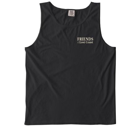 No Coast Like The Lost Coast, a Black Comfort Colors Tank Top