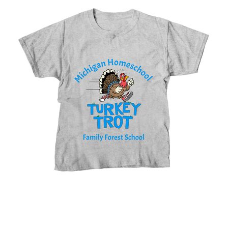 2026 Turkey Trot, a Sport Grey Youth Unisex Tee