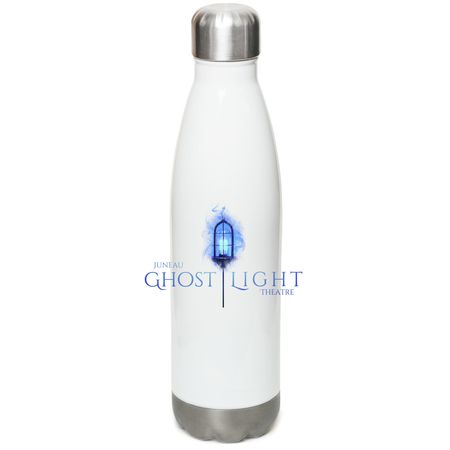 JGLT Water Bottle, a White Stainless Steel Water Bottle