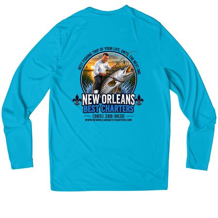 Fishing shirts!, a Sapphire UV Performance Long Sleeve Tee