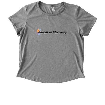 Tees and Tanks, a Aluminum Grey Allmade Eco Triblend Women?s Scoop Neck Tee