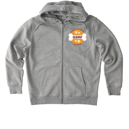 Thank you for SAVING a LIFE, a Heather Grey Stanley/Stella Unisex Cultivator 2.0 Zip Up Pullover Hoodie