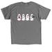 MUSC HALLOWEEN, a Charcoal Classic Unisex Tee (back-view)