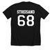 Streisand '68, a Solid Black Blend Premium Unisex Tee (back-view)