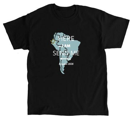 Send me, a Black Classic Unisex Tee