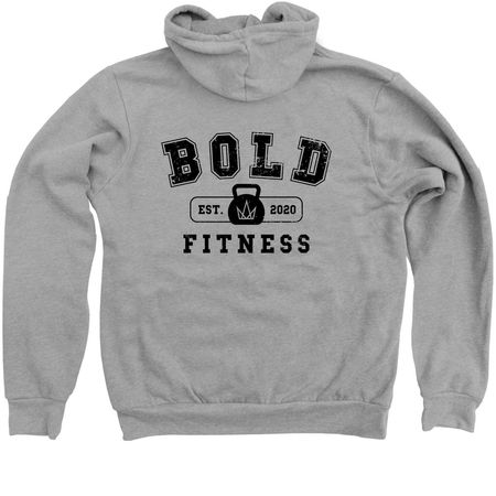 Bold University Zip-up, a Athletic Heather Zip Up Hoodie