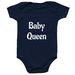 Baby Queen, a Navy Infant Onesie