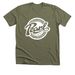 Pearl Sound Studios Apparel w/White Logo, a Heather Olive Premium Unisex Tee