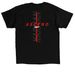 "Ascend", a Black Classic Unisex Tee (back-view)