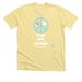 Peace. Love. ZOOMIES!, a Heather Yellow Gold Premium Unisex Tee