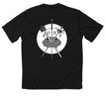 Passata Sotto Activewear Shirt, a Black Classic Performance Tee (back-view)