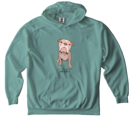 Billie Merch!, a Seafoam Comfort Colors Pullover Hoodie