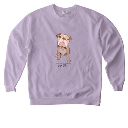 Billie Merch!, a Orchid Comfort Colors Crewneck Sweatshirt