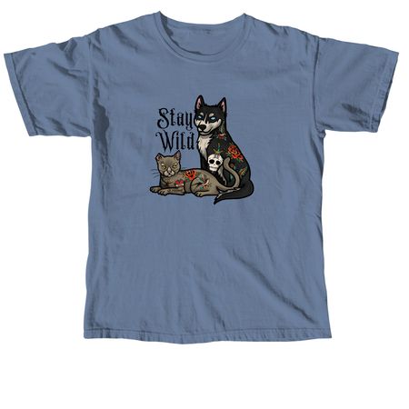Stay Wild, a Blue Jean Comfort Colors Unisex Tee
