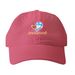 New Beginnings Hats, a Red Printed Pigment Dye Baseball Cap