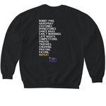 Dance Mom, a Black Softstyle Crewneck Sweatshirt (back-view)
