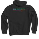 Mountaineer Montessori Adult M-Gear&nbsp;, a Black Pullover Hoodie (back-view)