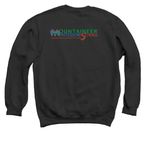 Mountaineer Montessori Adult M-Gear&nbsp;, a Black Crewneck Sweatshirt (back-view)