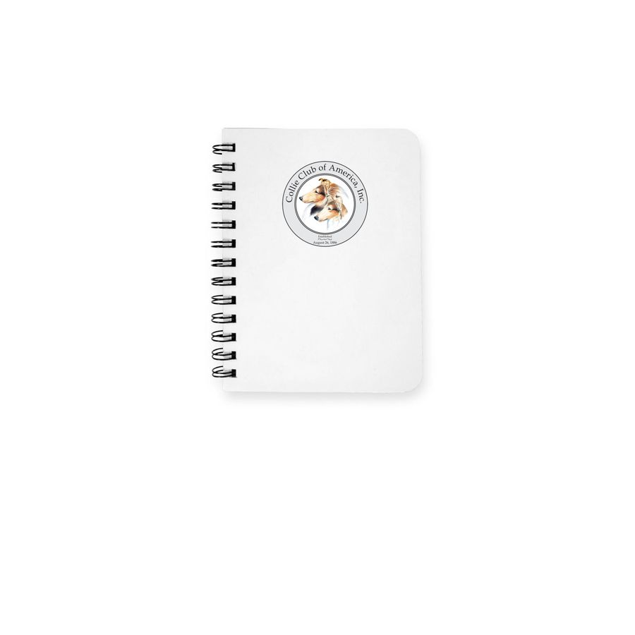 CCA Notebook, a White Spiral Notebook