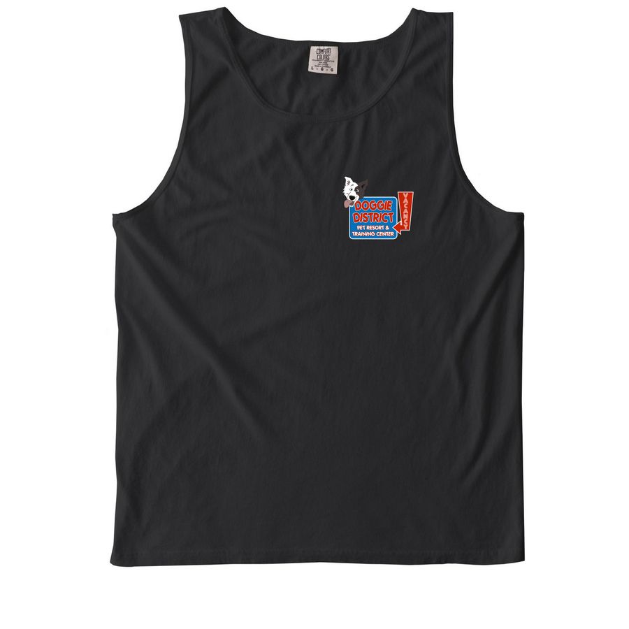 Enrichment Expert, a Black Comfort Colors Tank Top